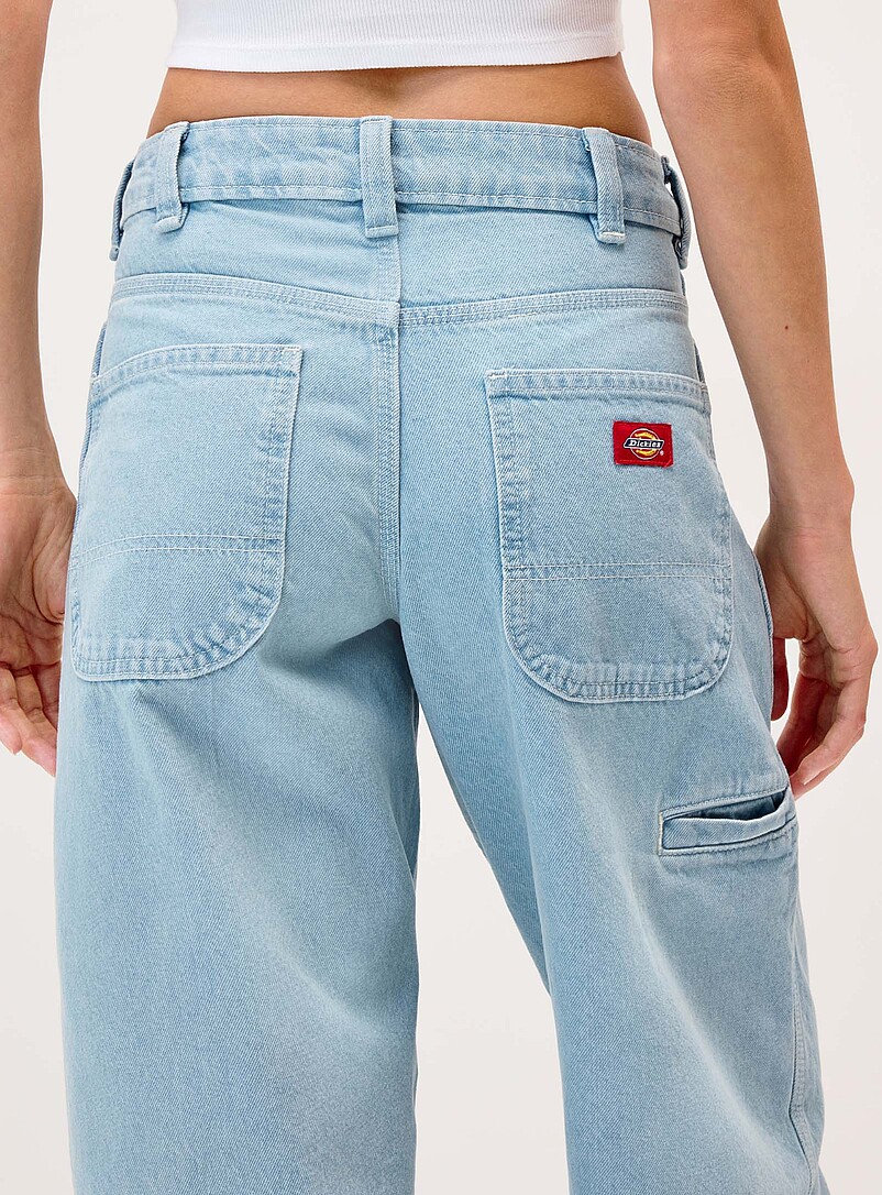 希少 BEEDEN L EYELET SEMI LOOSE DENIM 957 loose tapered jean | Dickies | Regular Waist | Simons