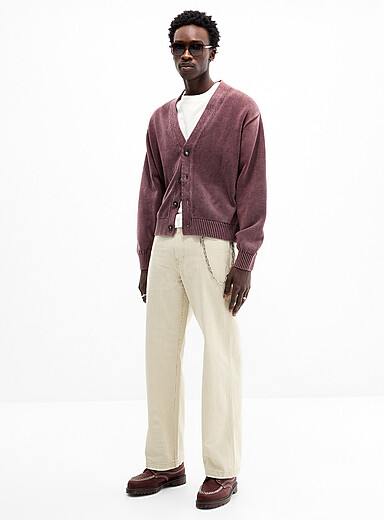 Hickory stripe carpenter pant <b>Loose fit</b>