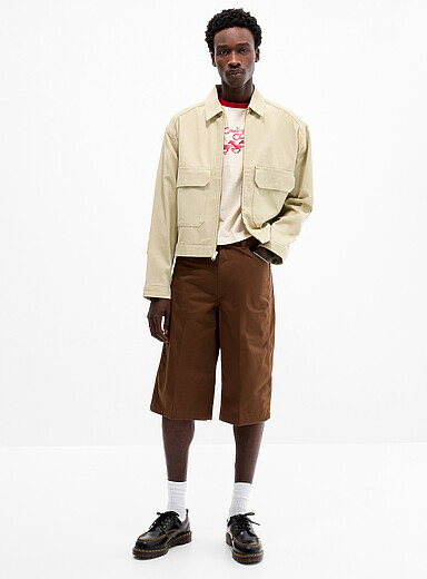 Dickies: Le bermuda de travail XL <b>Coupe baggy</b> Brun pour homme