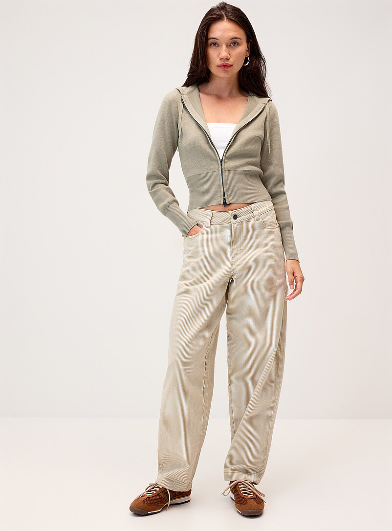 Loose striped carpenter pant product image (primary)