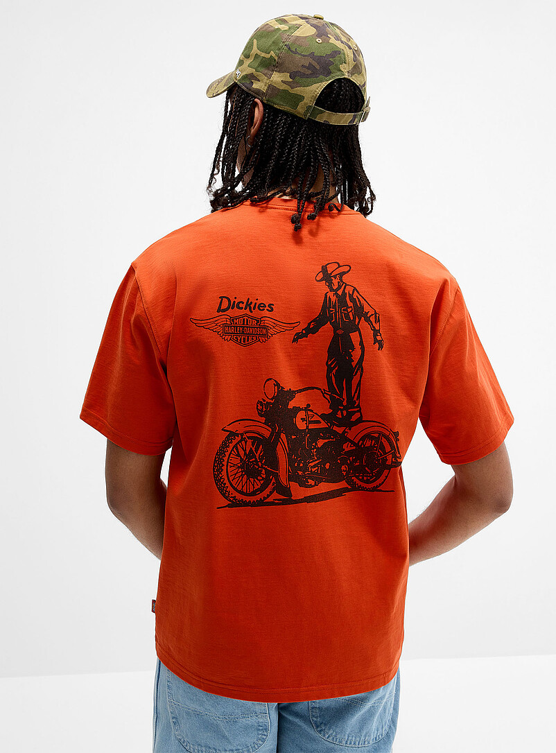 Biker cowboy T-shirt product image (primary)