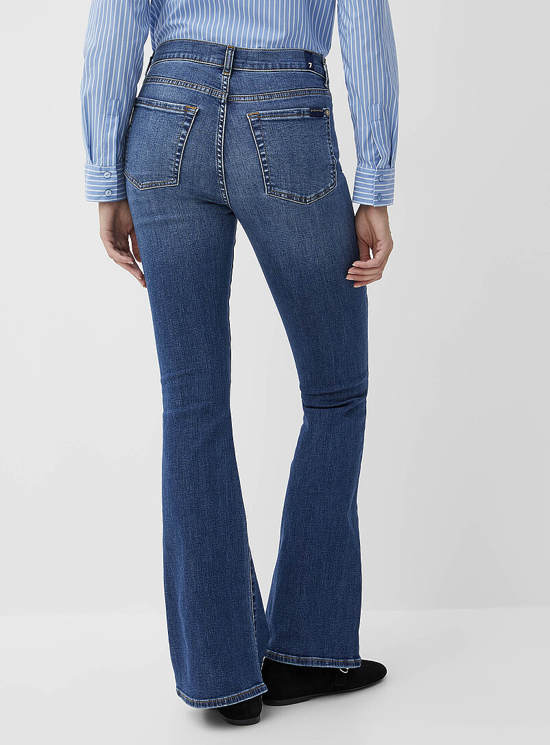 Ali medium-indigo stretch jean Fit: Flared leg, regular rise | 7