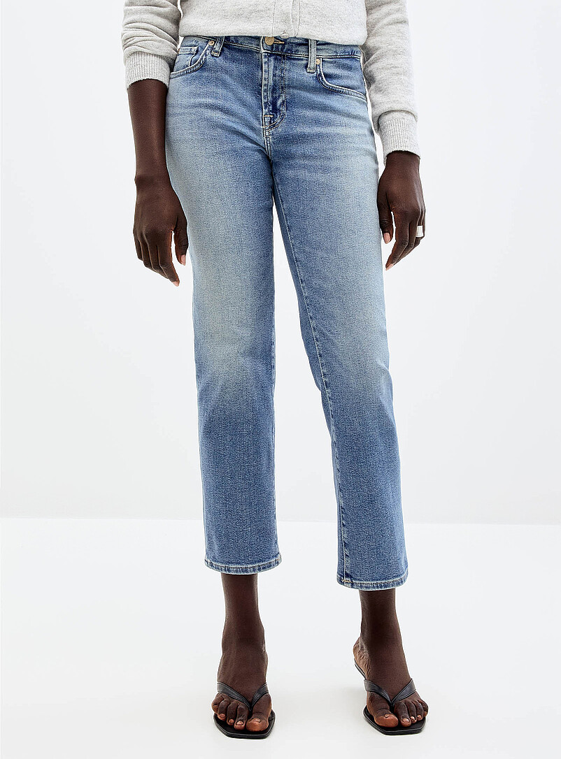 Calie faded pale jean Fit: Straight leg, regular rise product image 2