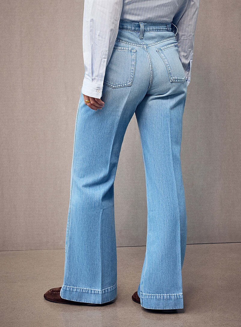 Modern Dojo light indigo jean Fit: flared leg, mid-rise waist product image 3