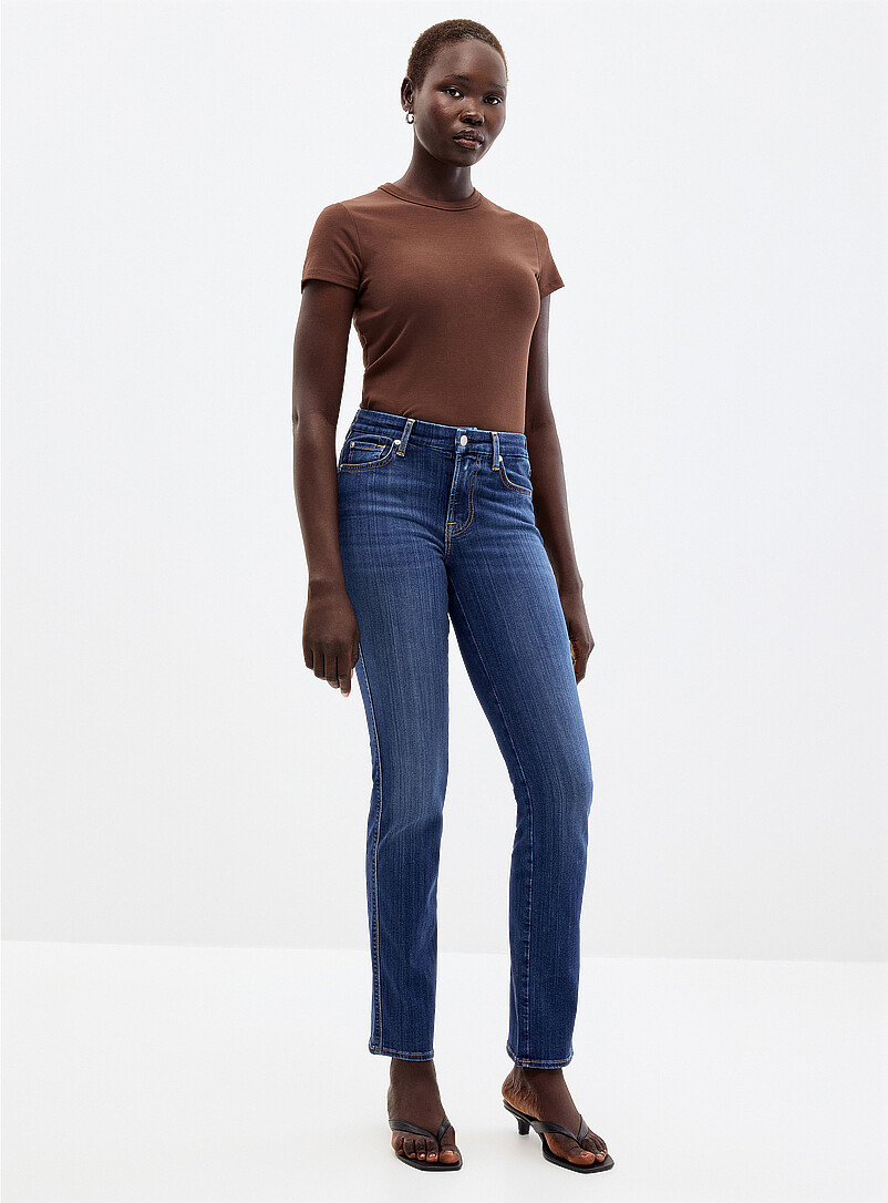 Medium indigo Kimme jean Fit: Straight leg, regular rise product image (primary)