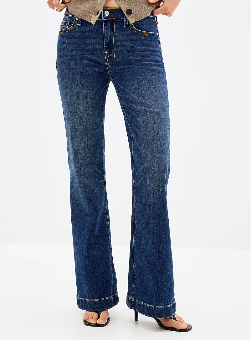 Dojo dark-indigo jean Fit: Flared leg, regular rise product image 2