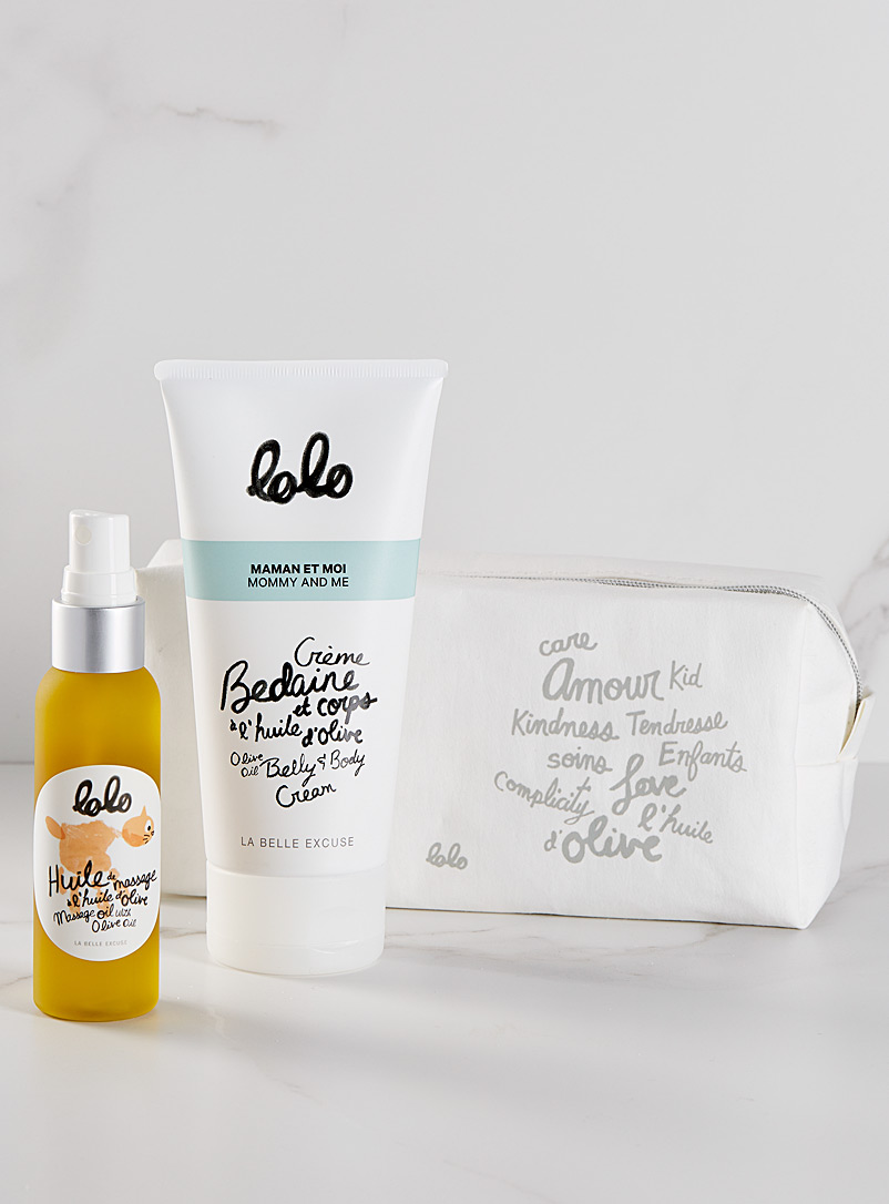 La Belle Excuse Assorted Lolo waiting for the stork skincare set