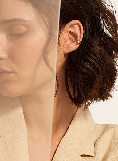 Edith gold vermeil ear cuff