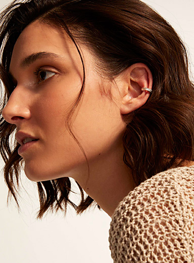Edith sterling silver ear cuff