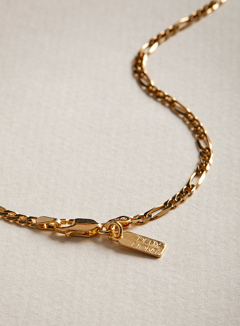 【新品】The Lion's Share 2: Gold Shillings Gold vermeil Sicilian link chain | Deux Lions | | Simons