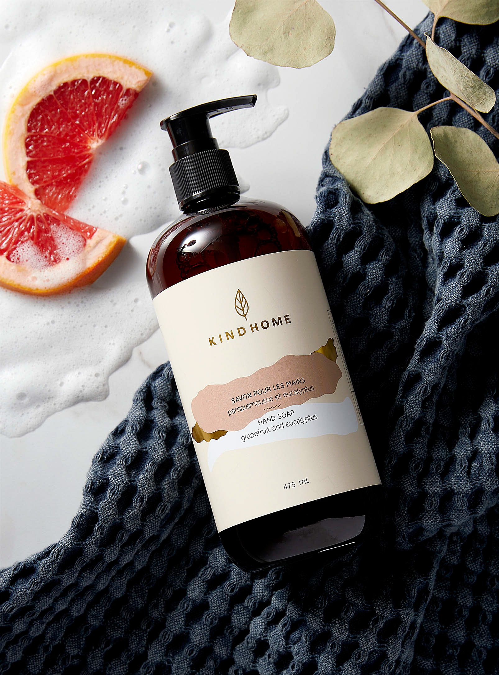 BKIND - Le savon à mains pamplemousse et eucalyptus