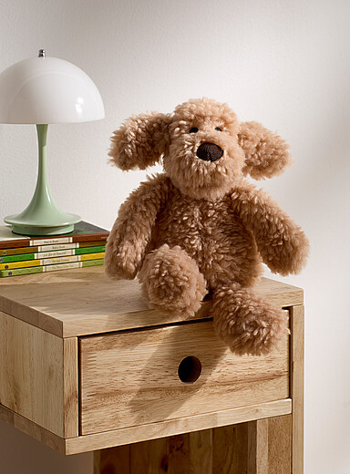 Fluffy dog plush