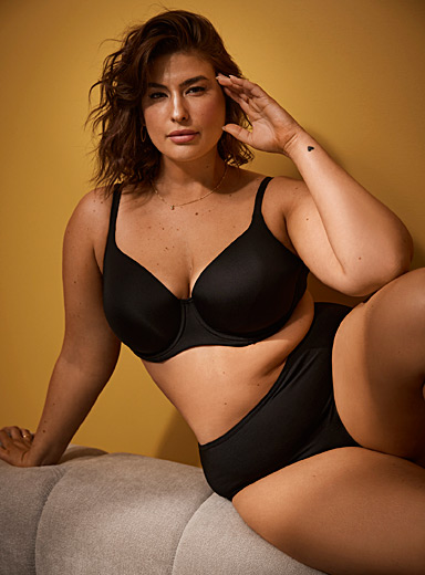 Plus Size Womens Hide Back Bra And Underwear With Full Coverage