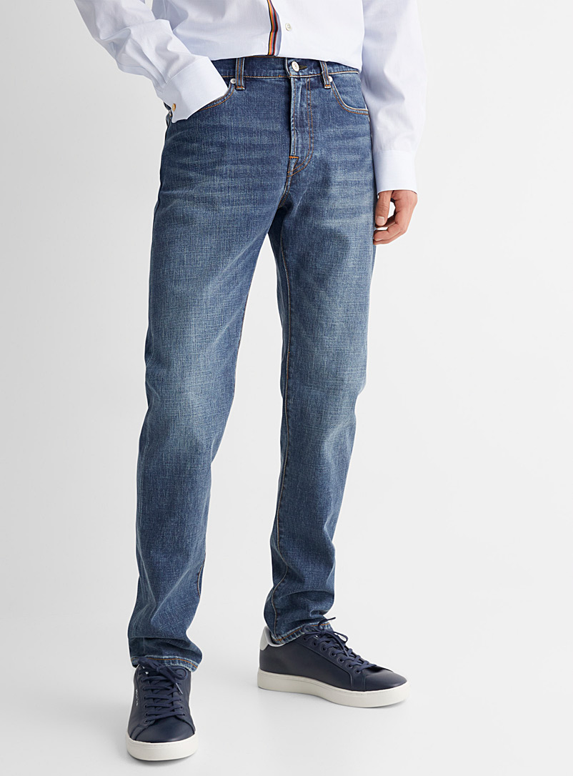 PS Paul Smith Baby Blue Vintage faded blue jeans for men