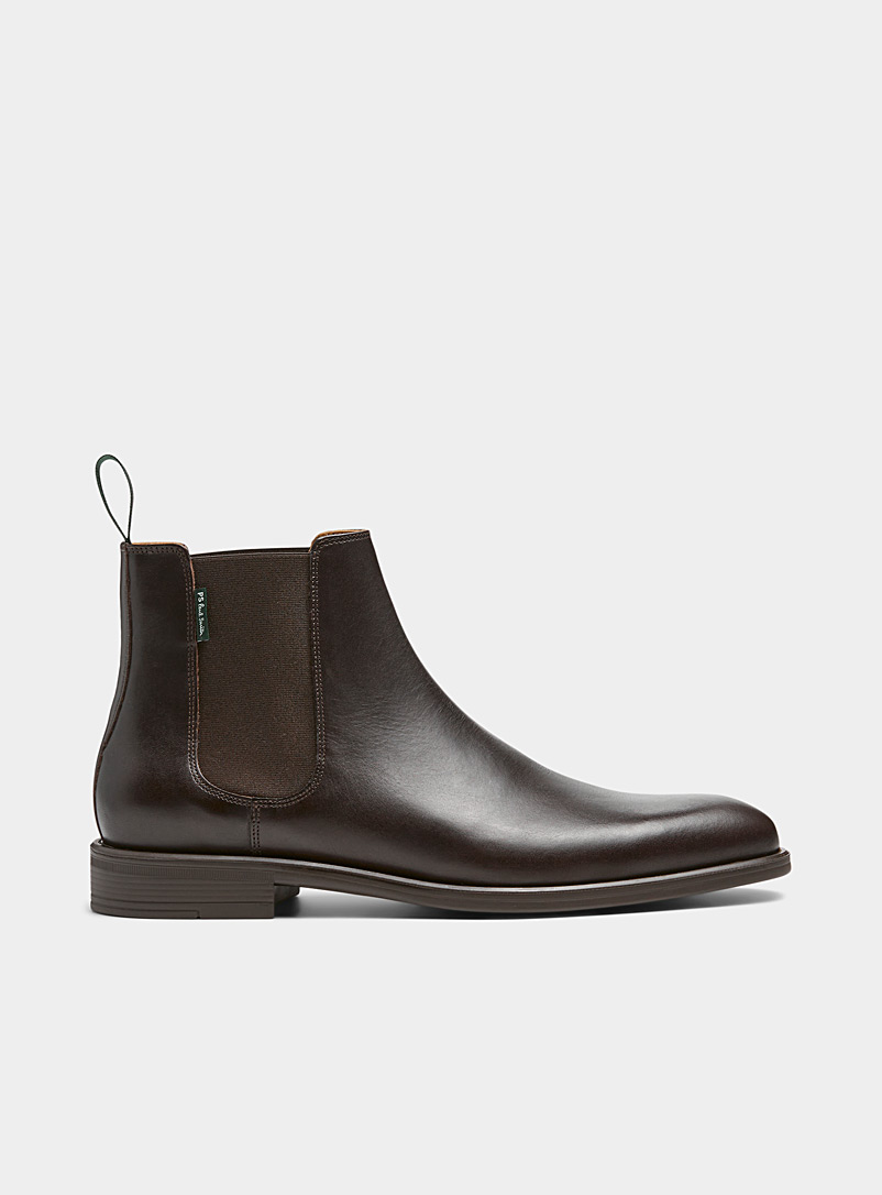 PS Paul Smith Brown Cedric leather Chelsea boots Men for men