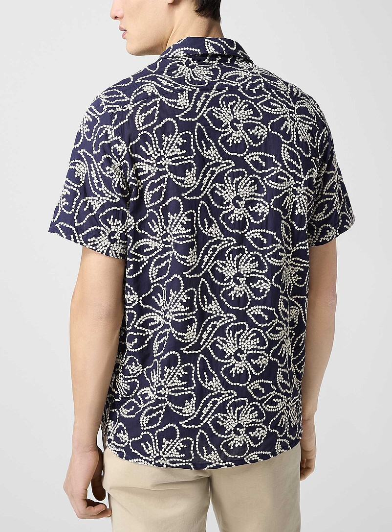 Paul Smith 花柄刺繍 FLOWER EMBROIDERY（6617） Embroidered flowers short-sleeve shirt | PS Paul Smith | Shop