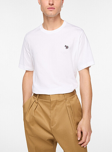 PS Paul Smith White Zebra logo T-shirt for men