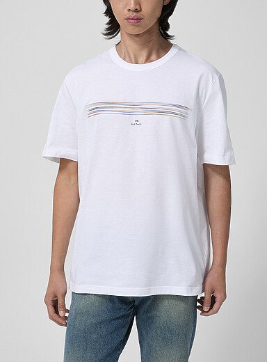 T-shirt Paul Smith Logo Rouge - Taille XL, Coton, Occasion Très Bon état, Homme