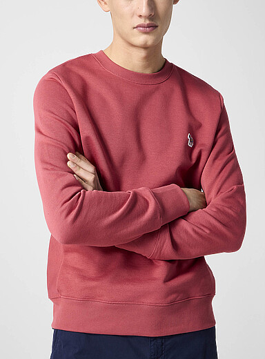 Zebra patch sweatshirt