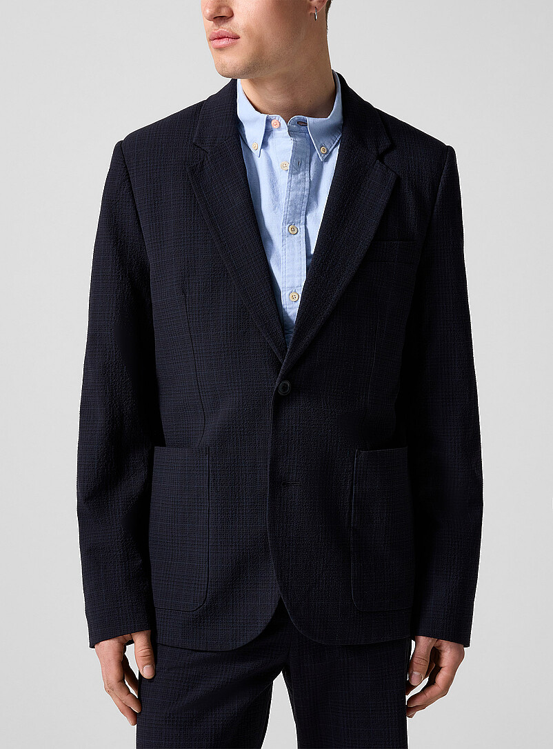Seersucker Check Jacket