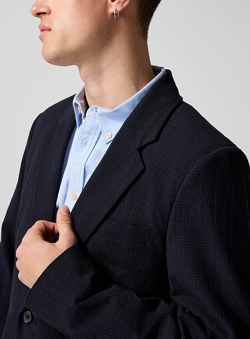 Seersucker check jacket product image 2