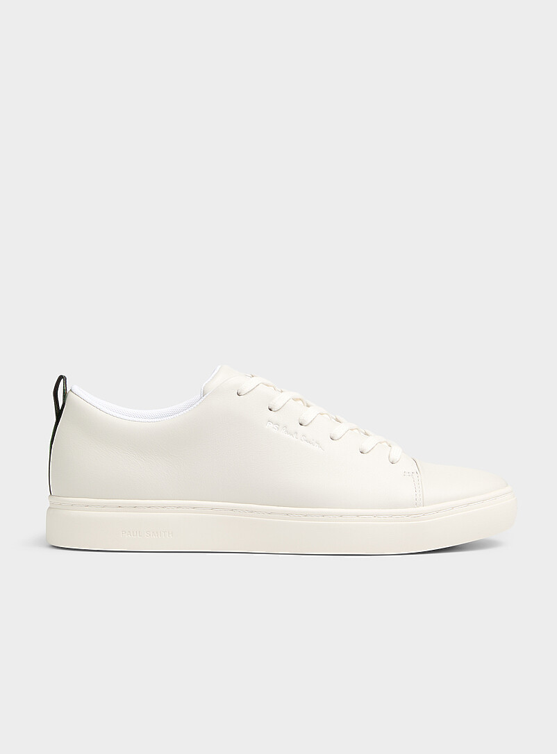 Lee white leather sneakers Men product image (primary)