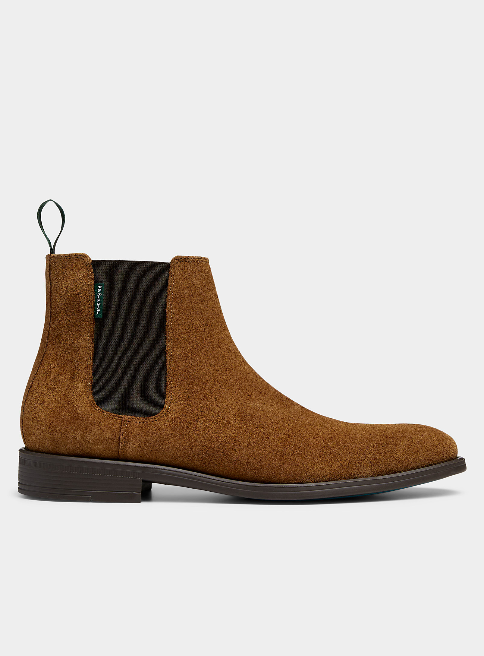 Ps By Paul Smith Cedric Suede Chelsea Boots Men In Brown