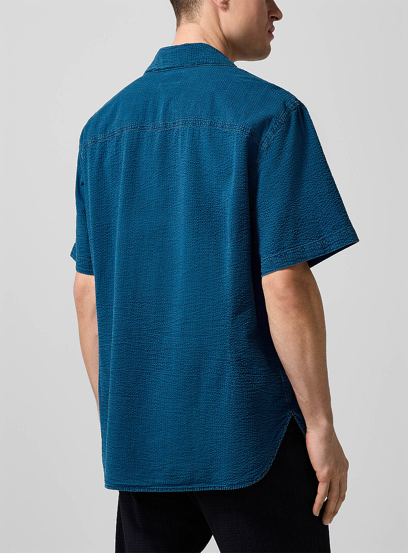 Seersucker denim shirt product image 2