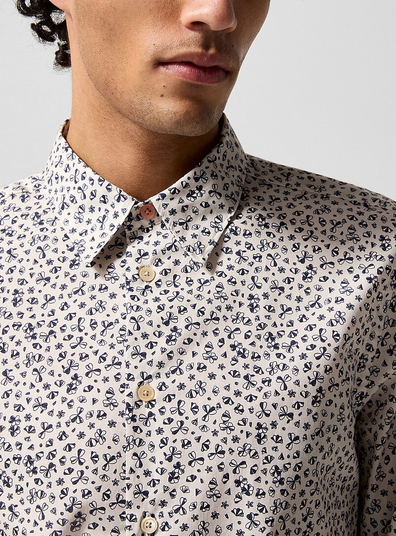 Windswept flowers poplin shirt product image 2