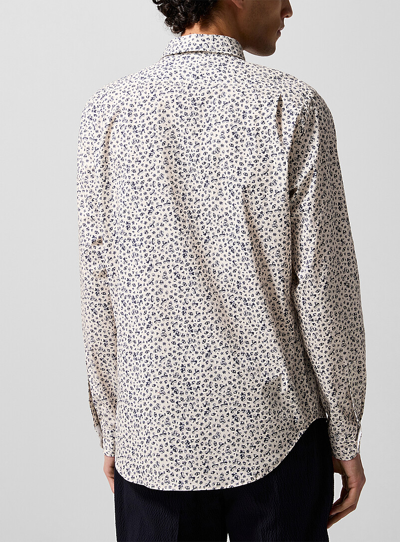 Windswept flowers poplin shirt product image 3