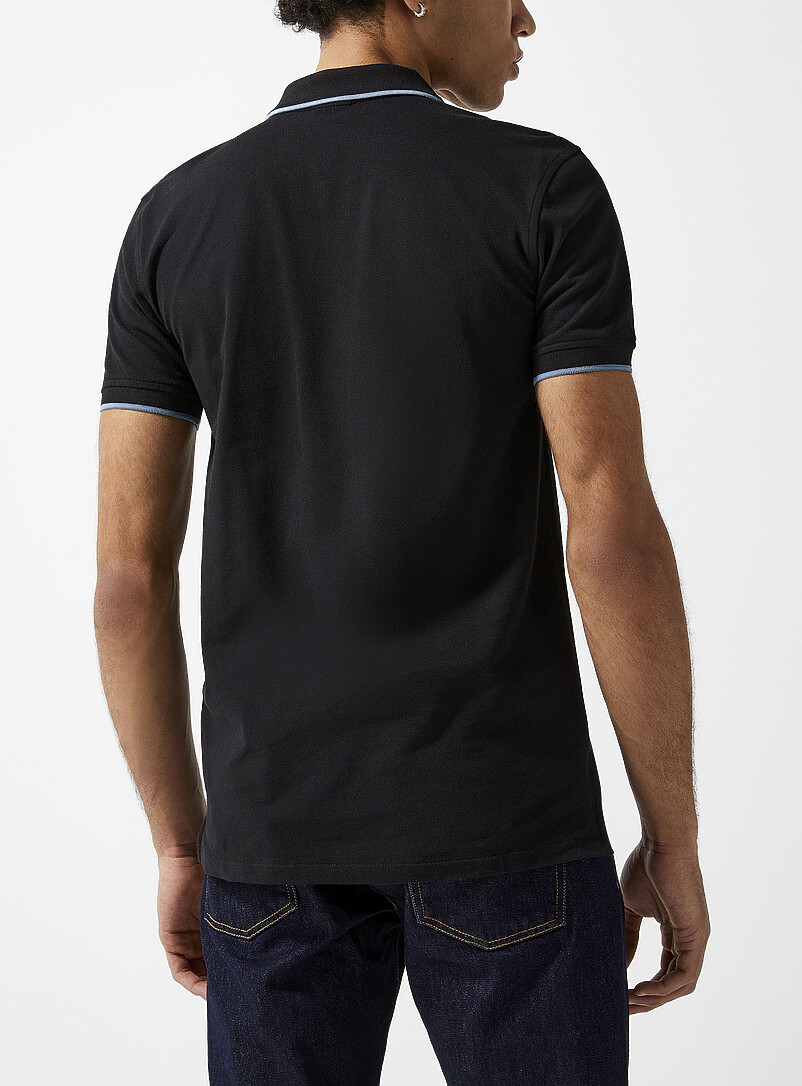 Accent edging piqué polo shirt product image 3