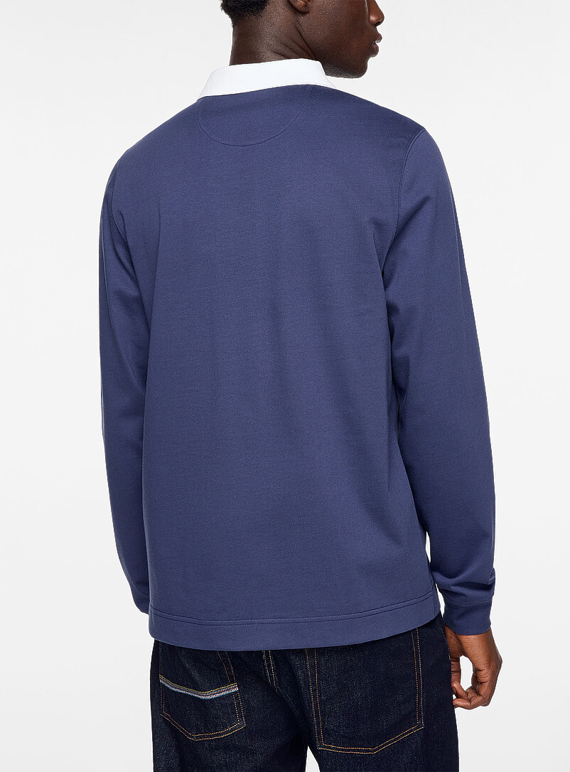 Contrast collar rugby polo product image 3