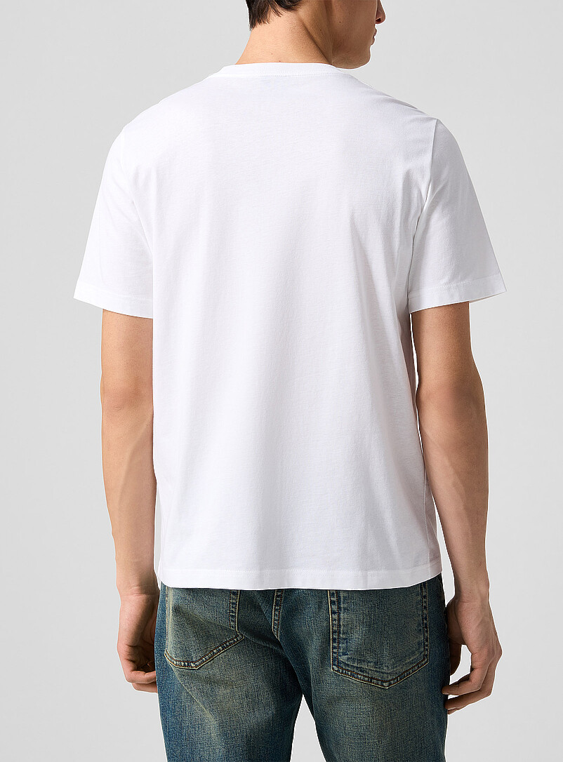 Striped rabbit print T-shirt product image 2