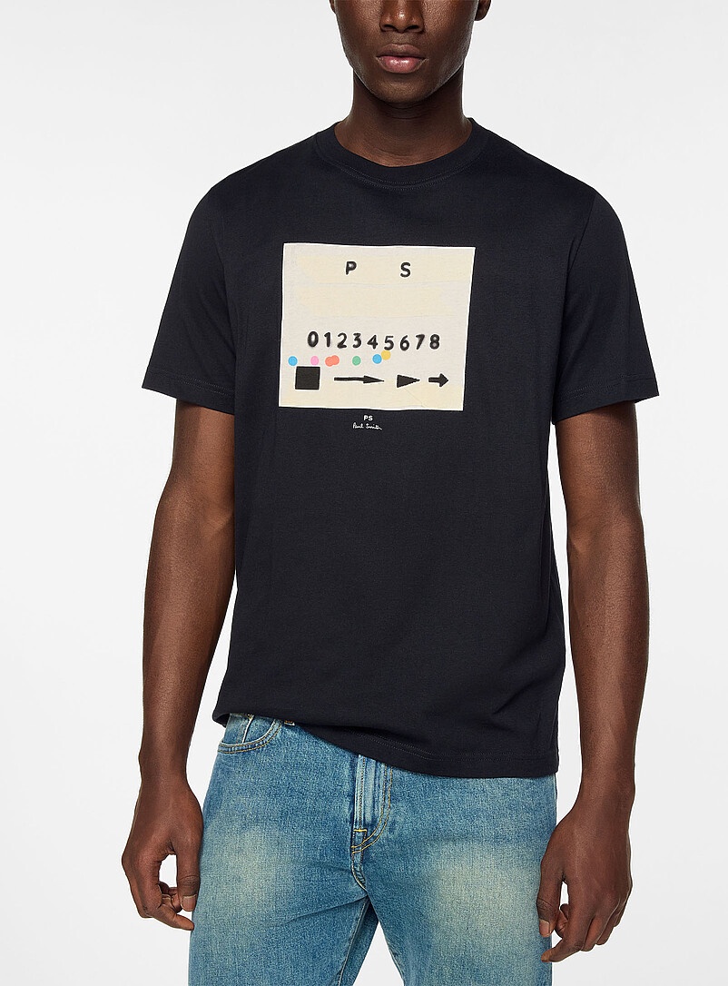 Retro graphic T-shirt product image (primary)