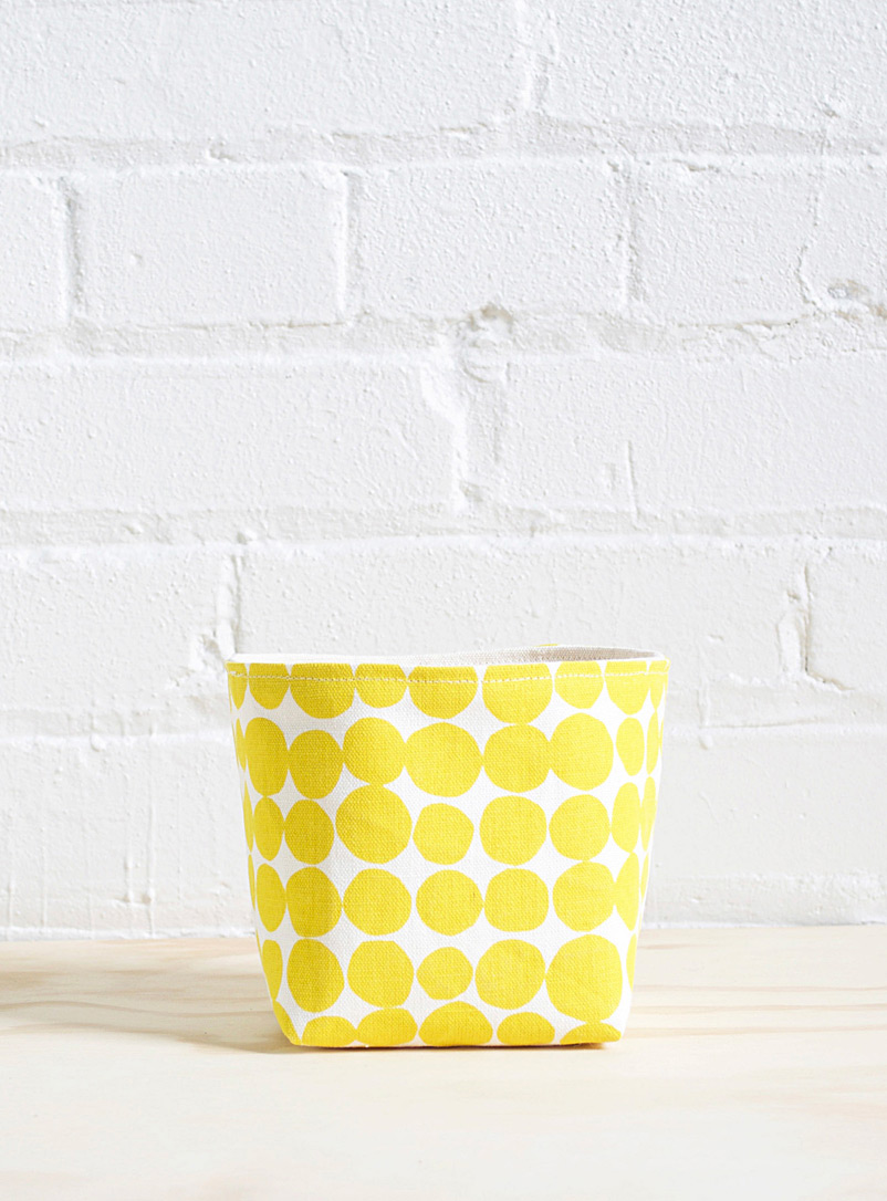 Smith Made Medium Yellow Small all-yellow basket 2 sizes available