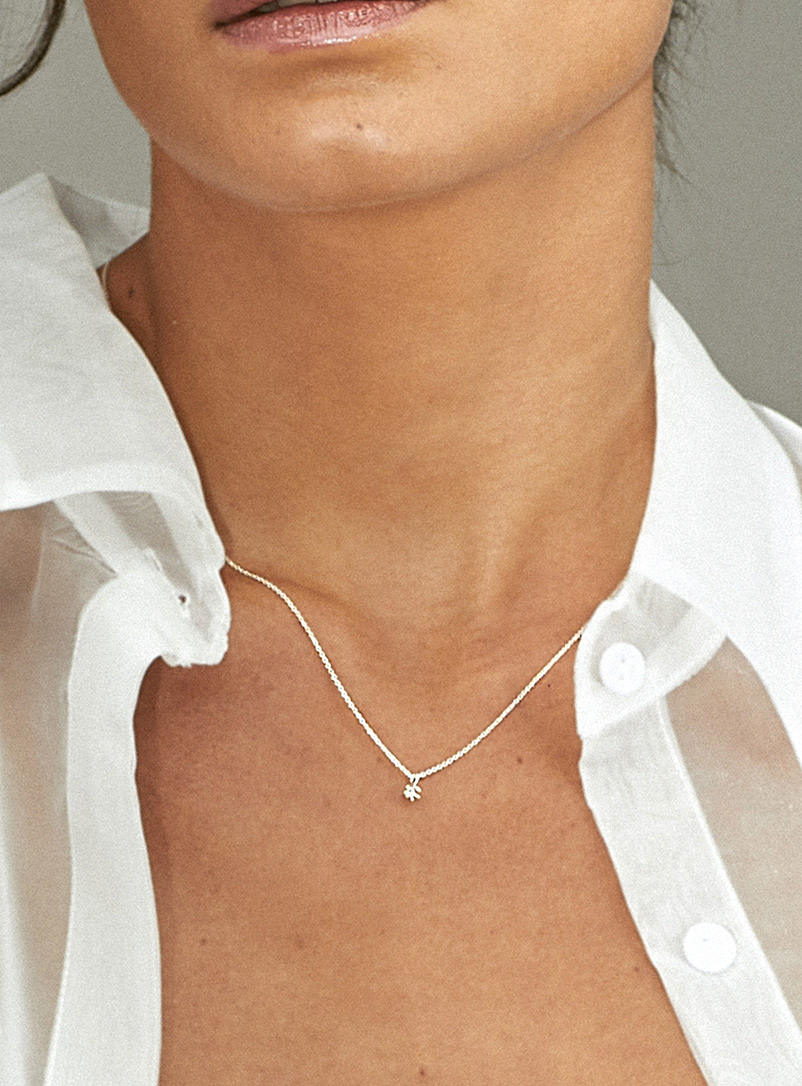 Camillette Silver Étincelle solid silver necklace