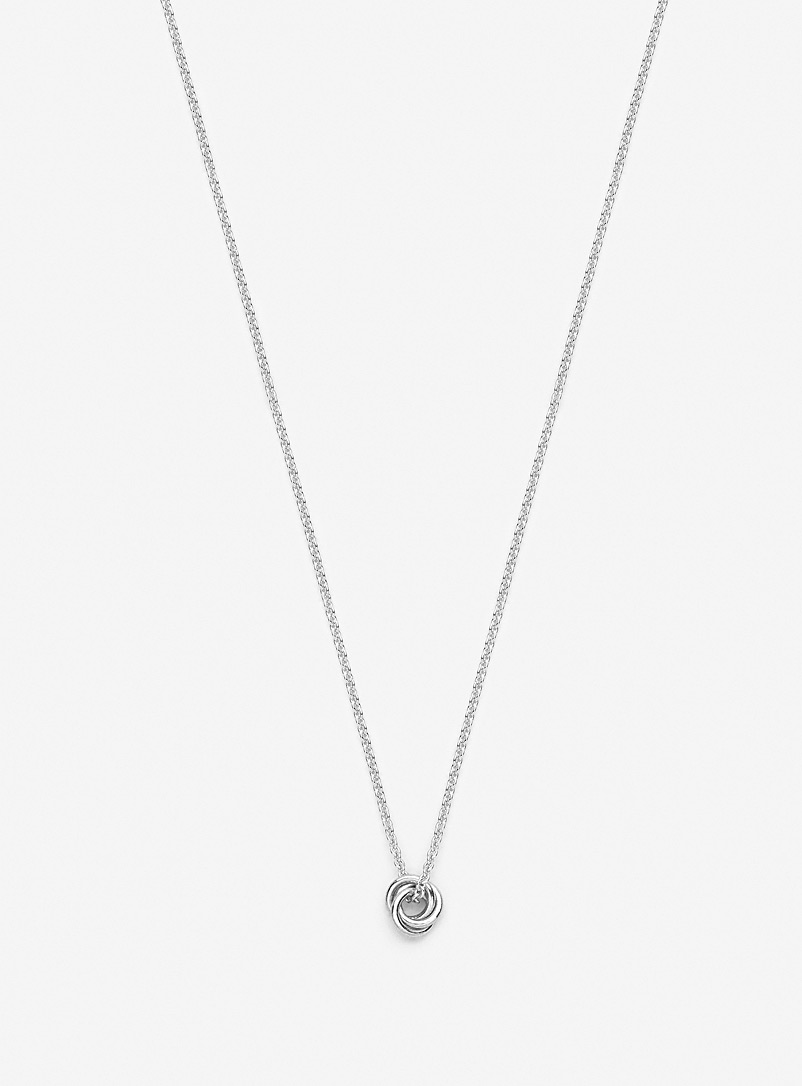 Camillette Silver Trois silver necklace