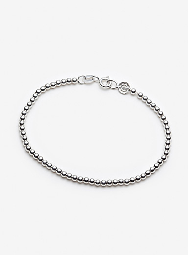 Camillette: Le bracelet petites billes en argent sterling Argent