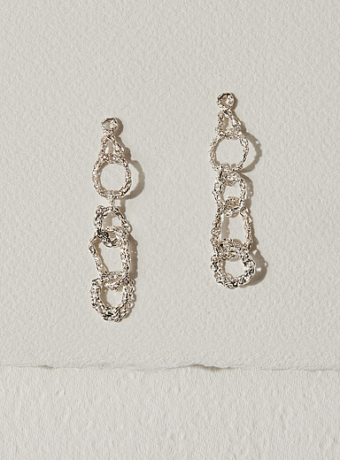 Assembly sterling silver earrings
