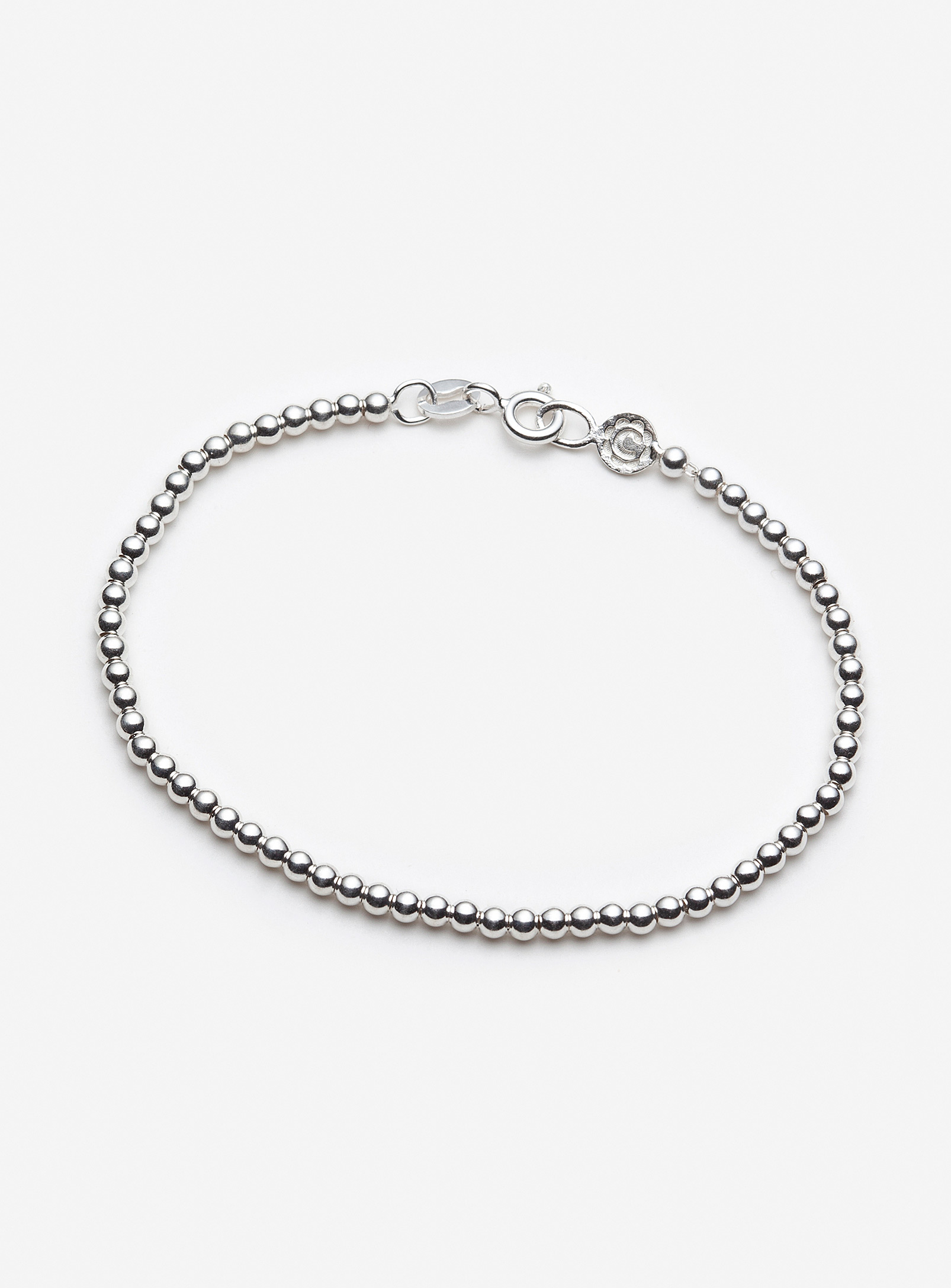 Camillette - Sterling silver small beads bracelet