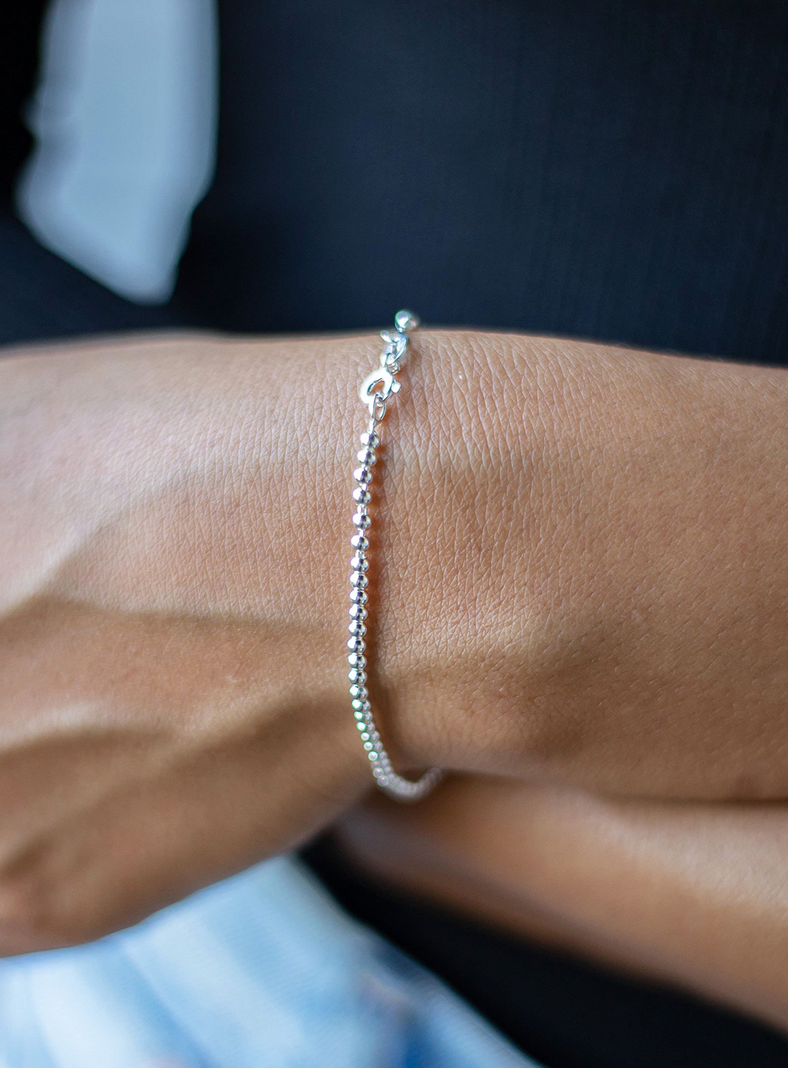 Camillette - Le bracelet petites billes en argent sterling