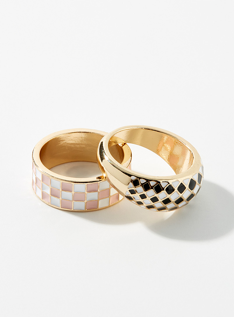 Assorted Check Rings Women's Rings | Jewellery | Simons Canada