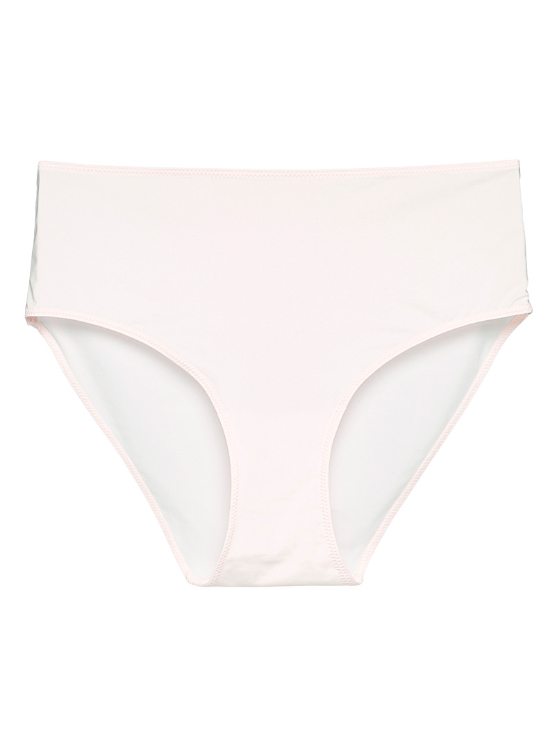 Miiyu Dusky Pink Silky microfibre bikini panty for women
