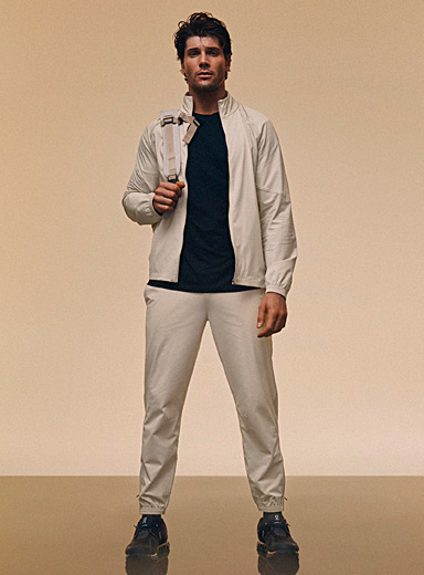 Nike Tech Fleece Angular Seam joggers in White for Men