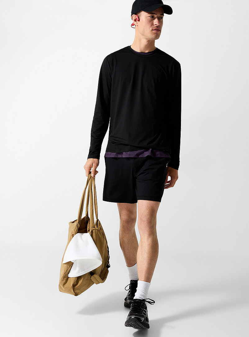 I.FIV5: Le short jersey ultradoux Gris clair pour homme