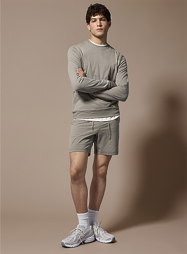 I.FIV5 Green Ultra-soft jersey short for men
