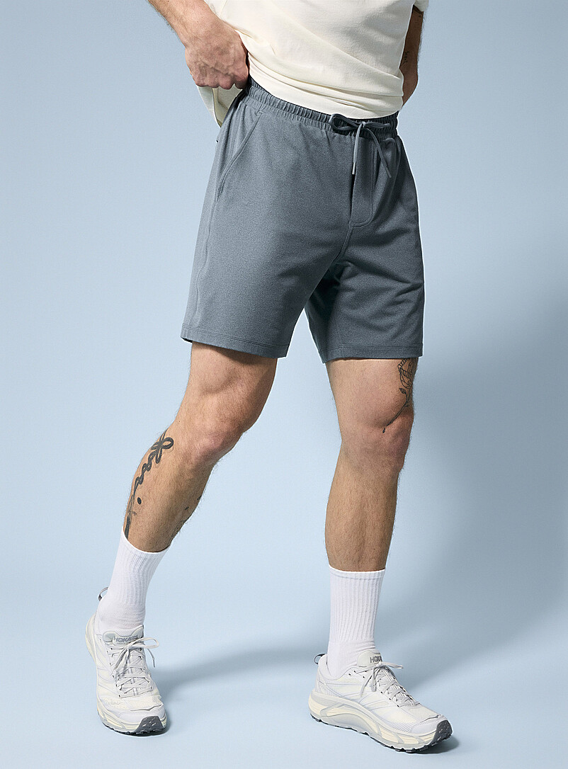 I.FIV5: Le short jersey ultradoux Vert irlandais - &Eacute;meraude pour homme