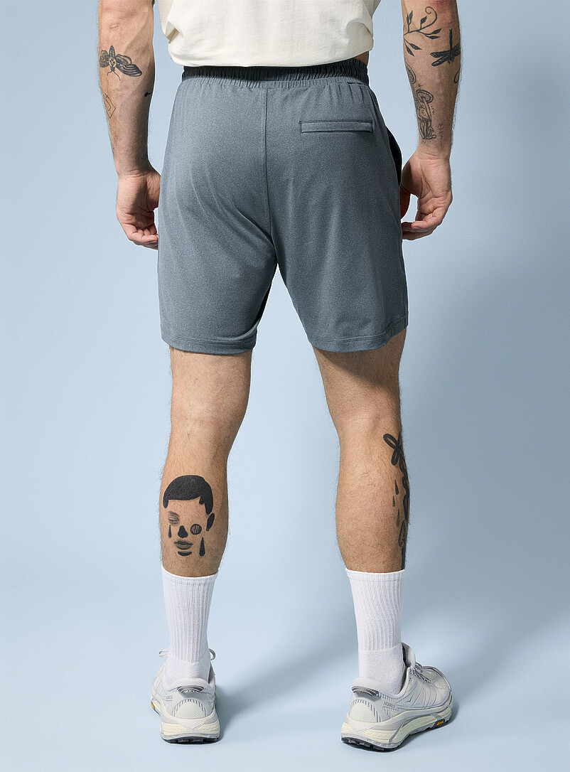 I.FIV5: Le short jersey ultradoux Vert irlandais - &Eacute;meraude pour homme