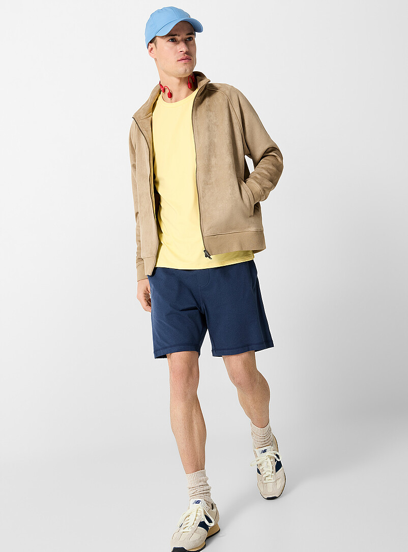 I.FIV5: Le short jersey ultradoux Gris clair pour homme