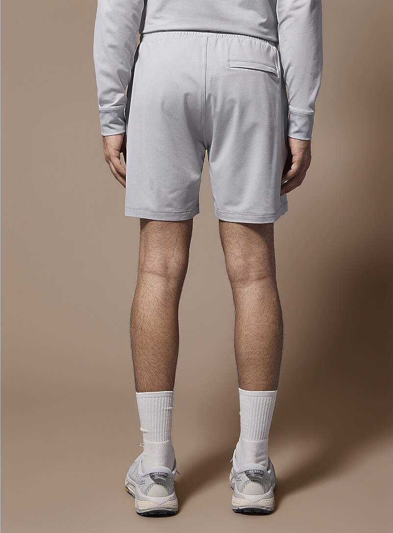 I.FIV5: Le short jersey ultradoux Gris clair pour homme
